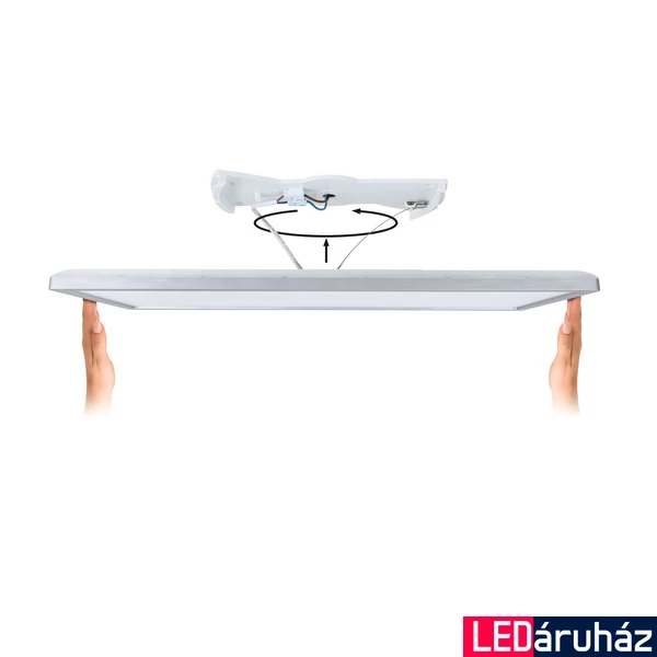 Paulmann 71035 LED Panel Atria Shine Wood LED panel, fa, 4000K természetes fehér, 1.600 lm, IP44