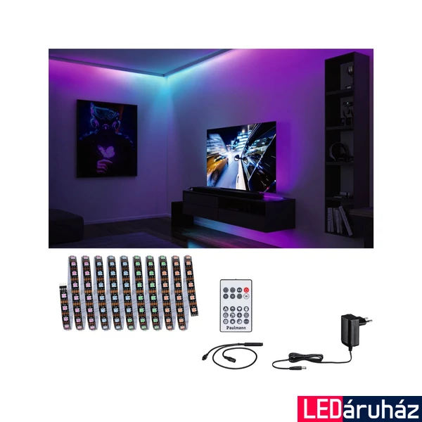 Paulmann 78887 Led strip Dynamic RGB Complete set LED szalag, fehér, IP20
