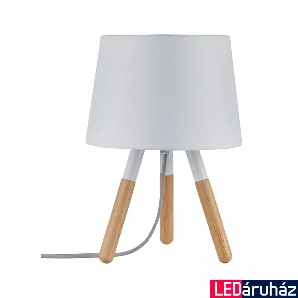 Paulmann 79646 Neordic Berit asztali lámpa, fa, E27 foglalat, IP20