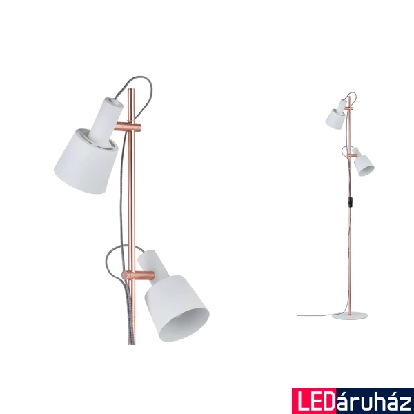 Paulmann 79660 Neordic Haldar állólámpa, réz, 2x E14 foglalat