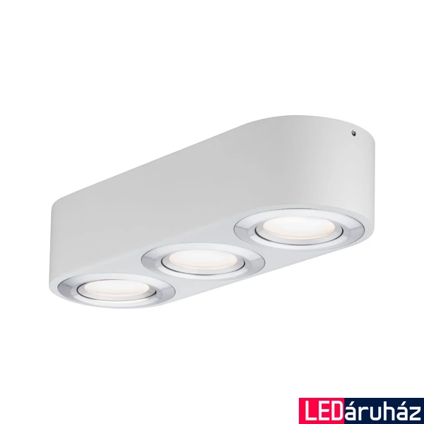 Paulmann 79710 Argun mennyezeti lámpa, 3-step-dimming, billenthető, szálcsiszolt, 3000K melegfehér, beépített LED, 475 lm