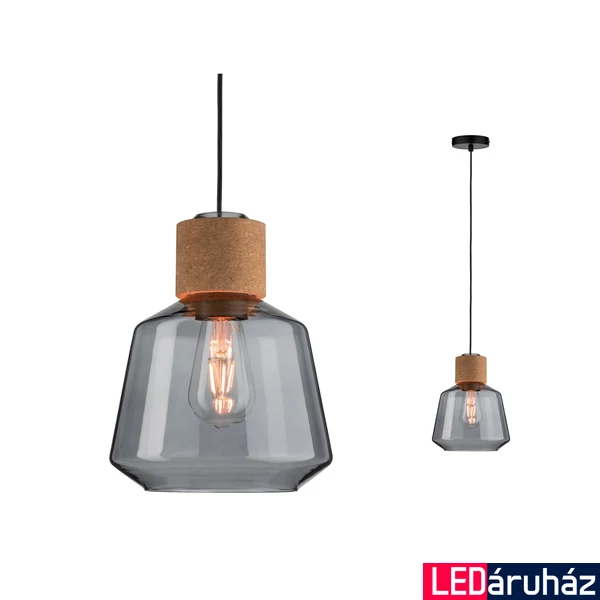 Paulmann 79739 Neordic Elia 1 ágú függeszték, fa, E27 foglalat, IP20