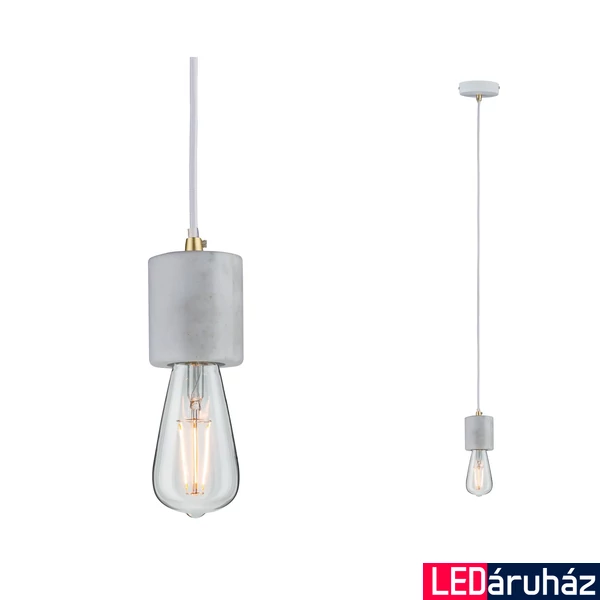 Paulmann 79750 Neordic Nordin 1 ágú függeszték, bura nélküli, márvány, szürke, E27 foglalat, IP20