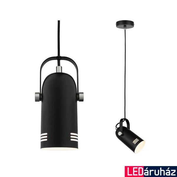 Paulmann 79766 Neordic Lavea függeszték, fekete, E27 foglalat, IP20