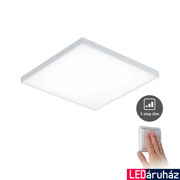 Paulmann 79821 Velora LED panel, 295 mmx295 mm, négyzet, fehér, 3000K melegfehér, beépített LED, 2100 lm, IP20