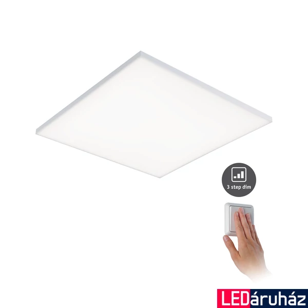 Paulmann 79822 Velora LED panel, 595 mmx595 mm, négyzet, fehér, 3000K melegfehér, beépített LED, 4400 lm, IP20