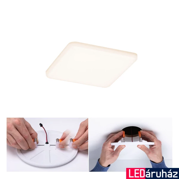 Paulmann 92394 Veluna Varifit LED panel, négyzet, üveg, 3000K melegfehér, beépített LED, 900 lm, IP44