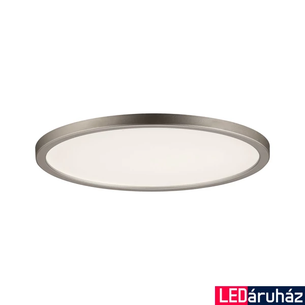 Paulmann 92946 Areo LED panel, 180 mmx180 mm, kerek, nikkel, 3000K melegfehér, beépített LED, 1350 lm, IP23