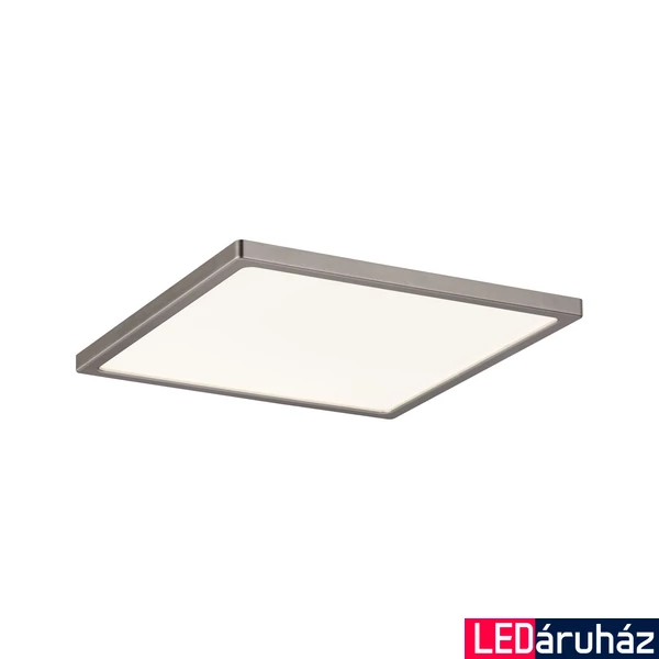 Paulmann 92952 Areo LED panel, 180 mmx180 mm, négyzet, nikkel, 3000K melegfehér, beépített LED, 1350 lm, IP23
