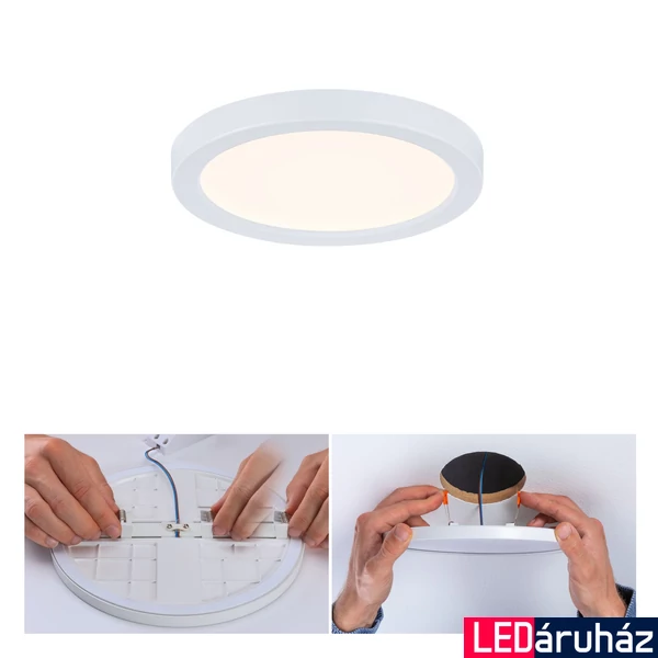 Paulmann 93031 Areo Varifit LED panel, kerek, fehér, 3000K melegfehér, 850 lm, IP44
