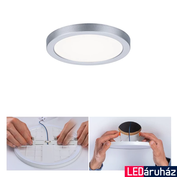Paulmann 93037 Areo Varifit LED panel, kerek, króm, 4000K természetes fehér, 850 lm, IP44