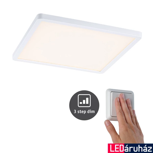 Paulmann 93054 Areo Varifit LED panel, négyzet, 3-step-dimming, fehér, 3000K melegfehér, beépített LED, 2200 lm, IP44