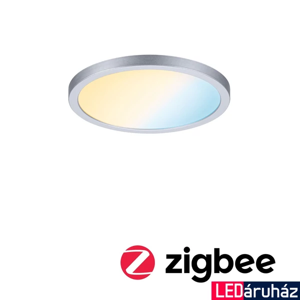 Paulmann 93045 Areo Varifit LED panel, négyzet, tunable white, króm, 3000K-6500K változtatható, 1.200 lm, IP44