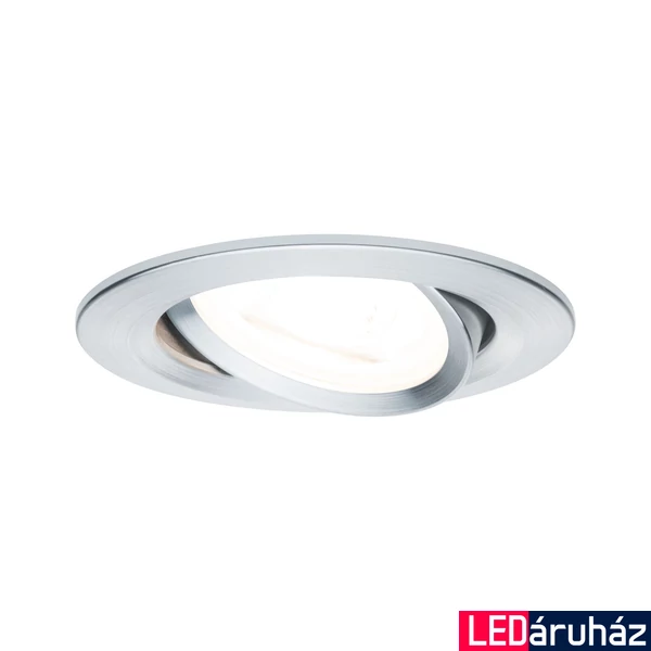 Paulmann 93432 Nova beépíthető lámpa, kerek, billenthető, fehér, 2700K melegfehér, GU10 foglalat, 460 lm, IP23