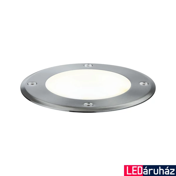 Paulmann 93907 Plug&Shine Floor LED padlóba építhető lámpa, 24V, 6W, 3000K, 428 lm, ezüst, 20°, IP67