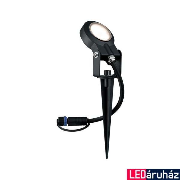 Paulmann 93934 Plug&Shine Sting leszúrható LED kerti spotlámpa, 24V, 6W, 3000K, 270 lm, antracit, 100°, IP67