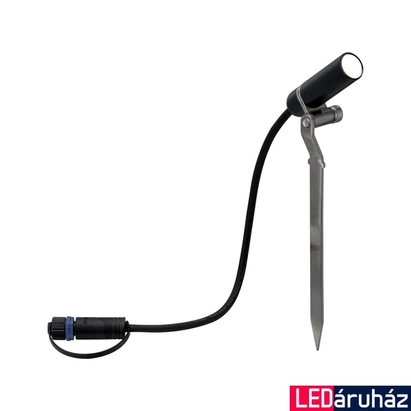 Paulmann 93997 Plug&Shine Plantini leszúrható LED kerti lámpa, 24V, 2,5W, 3000K, 90 lm, antracit, 45°, IP65