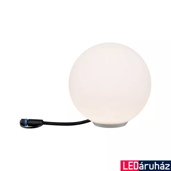 Paulmann 94177 Plug&Shine Globe LED kerti dekorációs lámpa, 24V, 2,8W, 3000K, 160 lm, fehér, IP67