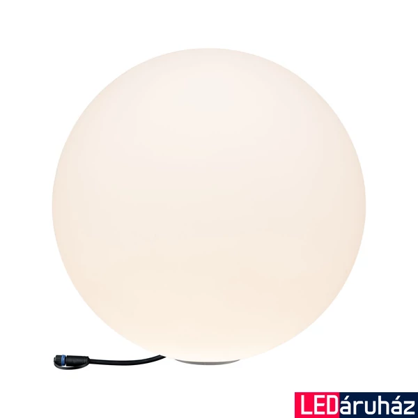 Paulmann 94179 Plug&Shine Globe LED kerti dekorációs lámpa, 24V, 6,5W, 3000K, 440 lm, fehér, IP67