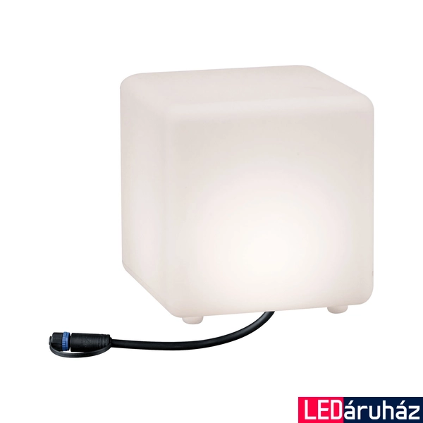 Paulmann 94180 Plug&Shine Cube LED kerti dekorációs lámpa, 24V, 2,8W, 3000K, 160 lm, fehér, IP67
