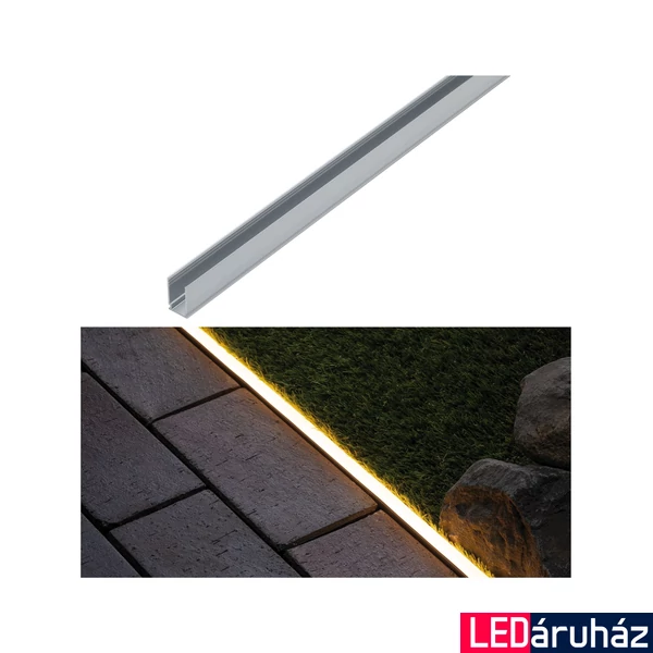 Paulmann 94216 Plug&Shine Smooth Strip alumínium profil kültéri neon szalaghoz, 1m