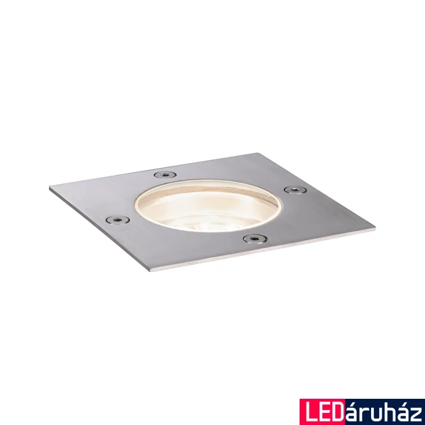 Paulmann 94227 Plug&Shine talajba süllyeszthető LED lámpa, 3,6W, 450 lm, 3000K melegfehér, 24V, szögletes
