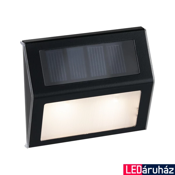 Paulmann 94234 Way Dayton kültéri fali lámpa, szolár, antracit, 3000K melegfehér, beépített LED, 4 lm, IP44