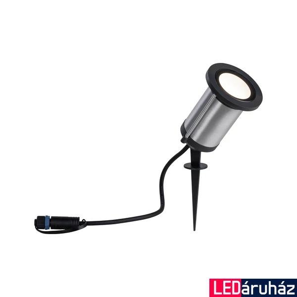 Paulmann 94285 Plug&Shine Spot Classic leszúrható LED lámpa, 5,1W, 310 lm, 3000K melegfehér, 32°, 24V, antracit/fém, IP67
