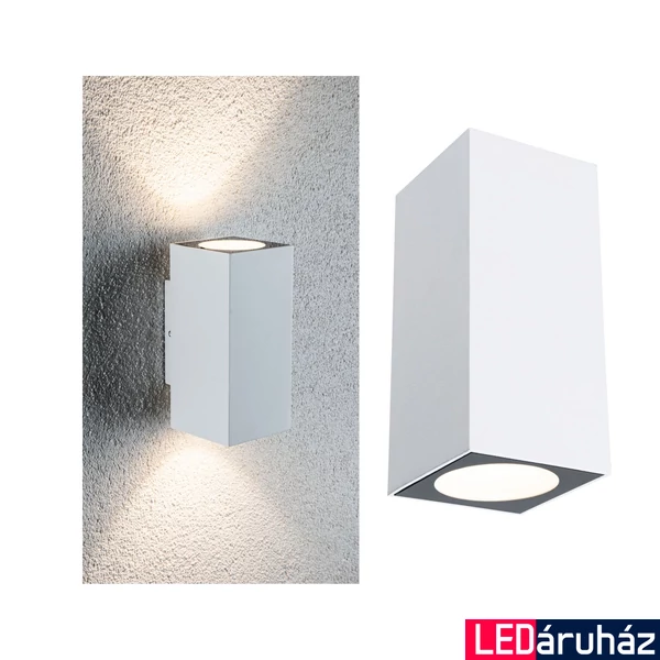 Paulmann 94330 Flame kültéri fali lámpa, lefelé és felfelé világít, fehér, 3000K melegfehér, beépített LED, 390 lm, IP44