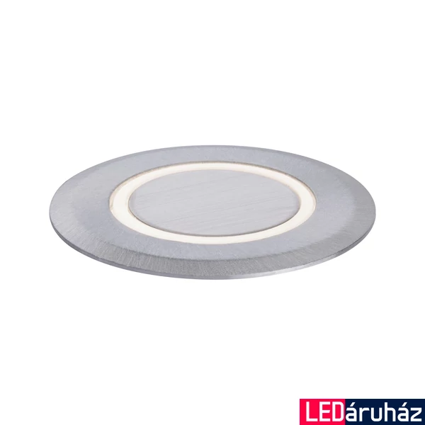 Paulmann 94363 Floor kültéri beépíthető lámpa, kerek, felületbe süllyeszthető, rozsdamentes acél (inox), 3000K melegfehér, beépített LED, 210 lm, IP65
