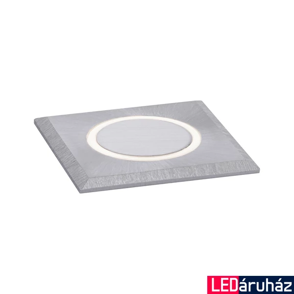Paulmann 94364 Floor kültéri beépíthető lámpa, négyzet, felületbe süllyeszthető, rozsdamentes acél (inox), 3000K melegfehér, beépített LED, 210 lm, IP65
