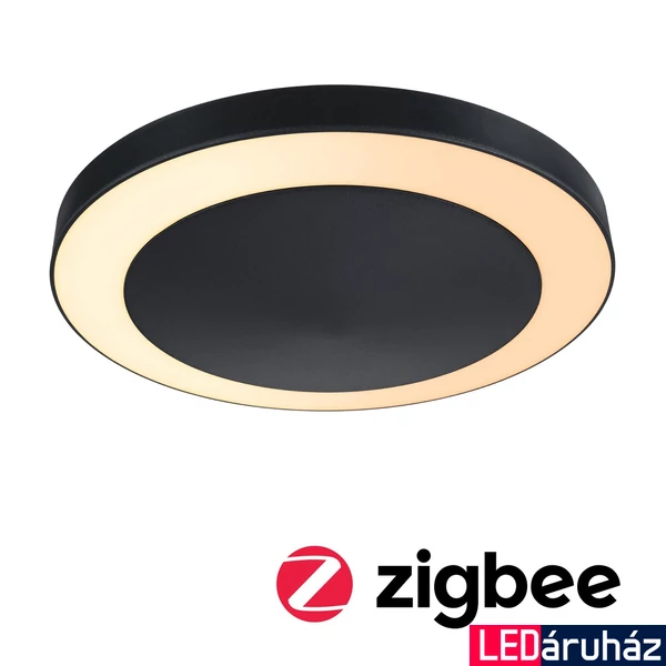 Paulmann 94525 Outdoor Circula kültéri mennyezeti lámpa, Zigbee, antracit, 2200K-3000K változtatható, 880 lm, IP44