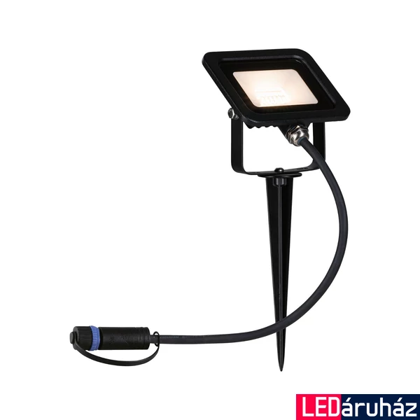 Paulmann 94574 Plug&Shine kültéri leszúrható lámpa, fekete, 3000K melegfehér, 580 lm, IP65