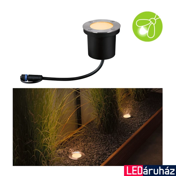 Paulmann 94716 Plug&Shine kültéri beépíthető lámpa, négyzet, antracit, 2200K ultra-melegfehér, 180 lm, IP67