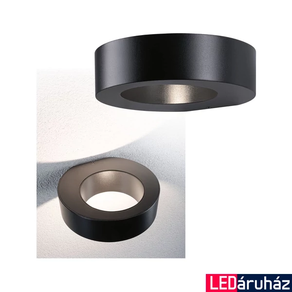 Paulmann 94720 Outdoor Renga kültéri fali lámpa, antracit, 3000K melegfehér, 270 lm, IP44