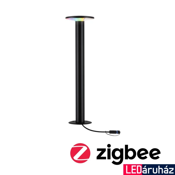 Paulmann 94750 Plug&Shine kültéri kültéri állólámpa, Zigbee, antracit, 3000K-6500K változtatható, 200 lm, IP44