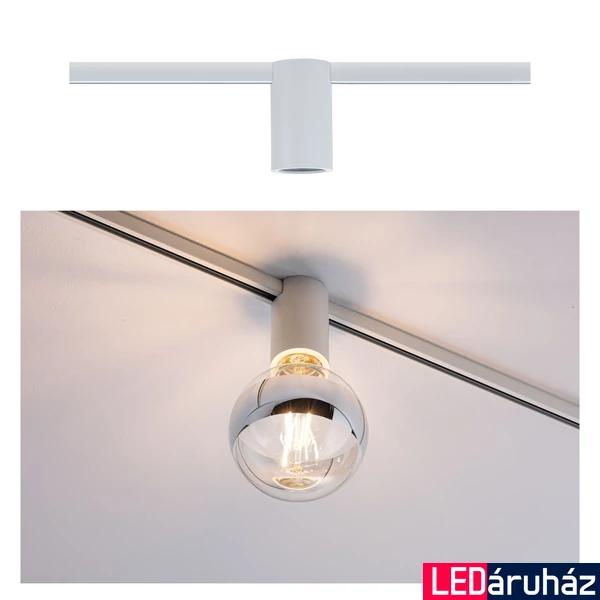 Paulmann 94974 URail sínes lámpa, E27 foglalattal, max 20W, 230V, fehér, fényerőszabályozható 