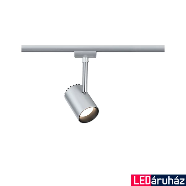 Paulmann 95273 URail Shine sínre szerelhető spotlámpa, beépített LED, 230V, 5W, 2700K melegfehér, 225 lm, matt króm, 75°