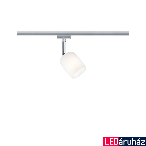 Paulmann 95337 URail Blossom sínre szerelhető spotlámpa, 230V, G9 foglalattal, max 10W, matt króm/szatén