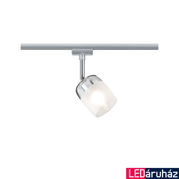 Paulmann 95338 URail Blossom sínre szerelhető spotlámpa, 230V, G9 foglalattal, max 10W, króm/szatén