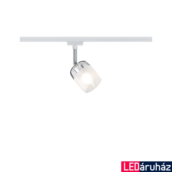 Paulmann 95343 URail Blossom sínre szerelhető spotlámpa, 230V, G9 foglalattal, max 10W, fehér/áttetsző/szatén