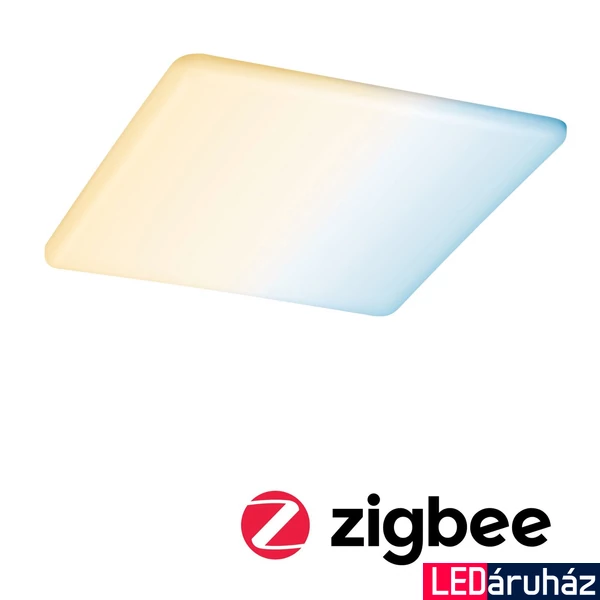Paulmann 95385 Veluna Varifit LED panel, négyzet, tunable white, üveg, 3000K-6500K változtatható, 1.300 lm, IP44