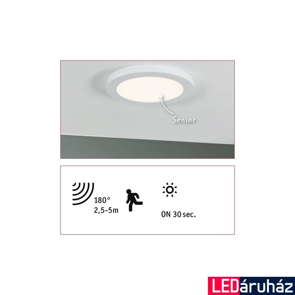 Paulmann 95391 LED Recessed panel mennyezeti lámpa, fehér, 4000K természetes fehér, beépített LED, 1800 lm, IP20