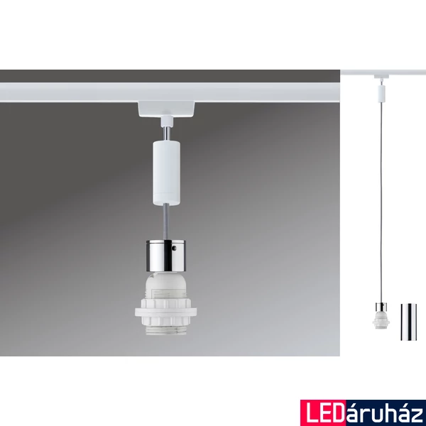 Paulmann 95437 URail 2Easy Basic függesztett E27 foglalat bura nélkül, fehér