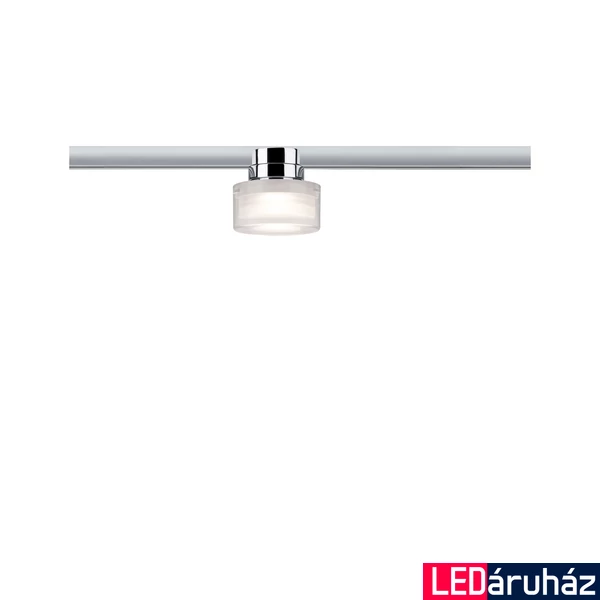 Paulmann 95502 URail Topa sínre szerelhető lámpa, beépített LED, 230V, 5,2W, 2700K melegfehér, 350 lm, króm