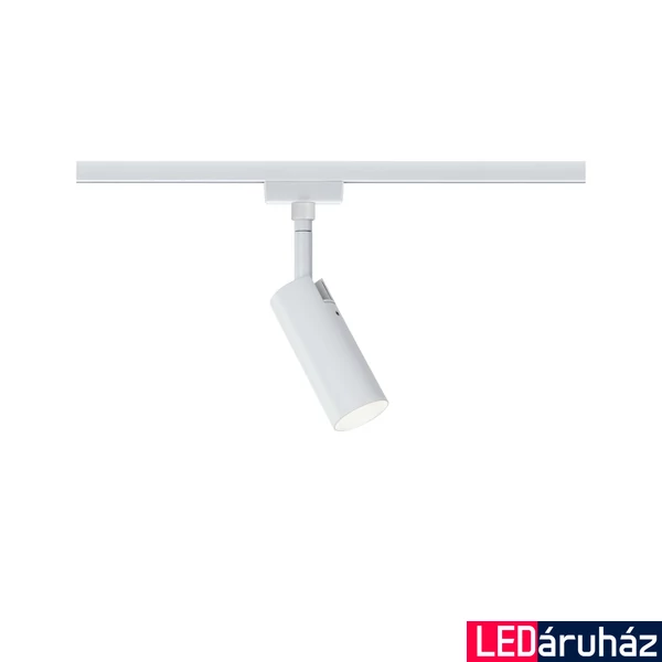 Paulmann 95507 URail Tubo sínes LED spot, beépített LED, 5W, 415 lm, 3000K melegfehér, fehér