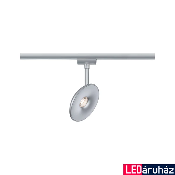 Paulmann 96936 URail Sphere sínre szerelhető LED spotlámpa, beépített LED, 7,4W, 635 lm, 2700K melegfehér, matt króm