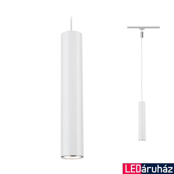 Paulmann 96958 URail Catalejo sínre szerehető függeszték, GU10 foglalat, max 10W, matt króm/fehér