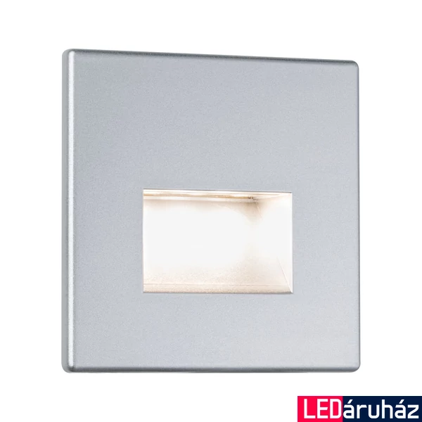 Paulmann 99495 Edge beépíthető lámpa, 80 mmx80 mm, négyzet, króm, 2700K melegfehér, beépített LED, 116 lm, IP20