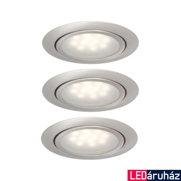 Paulmann 99812 Furniture bútorvilágító, szálcsiszolt, 2700K melegfehér, beépített LED, 34 lm